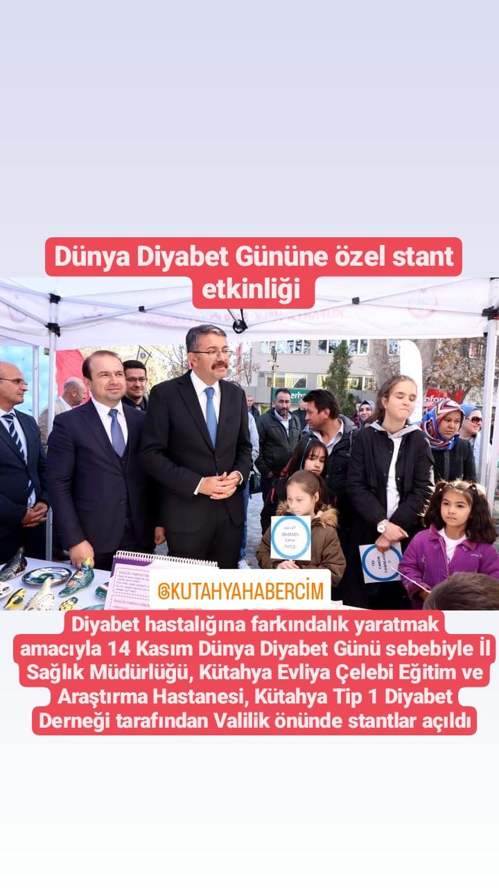 Dünya Diyabet Günü’ne özel stant etkinliği 