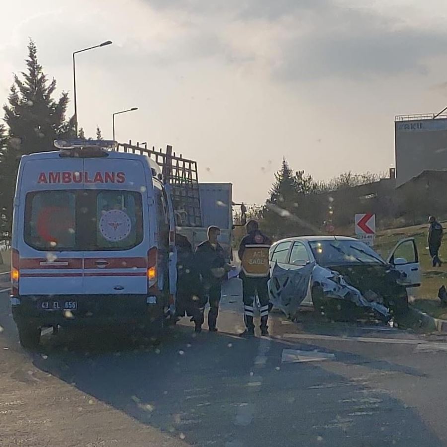 Tavşanlı’da trafik kazası 