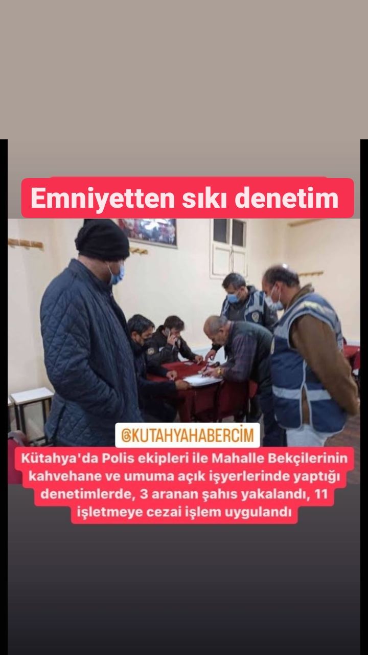 Emniyetten sıkı denetim 