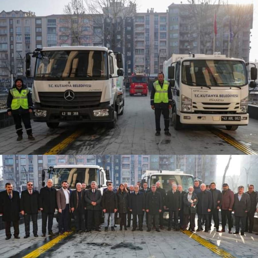 Belediyeye yeni hizmet araçları alındı 