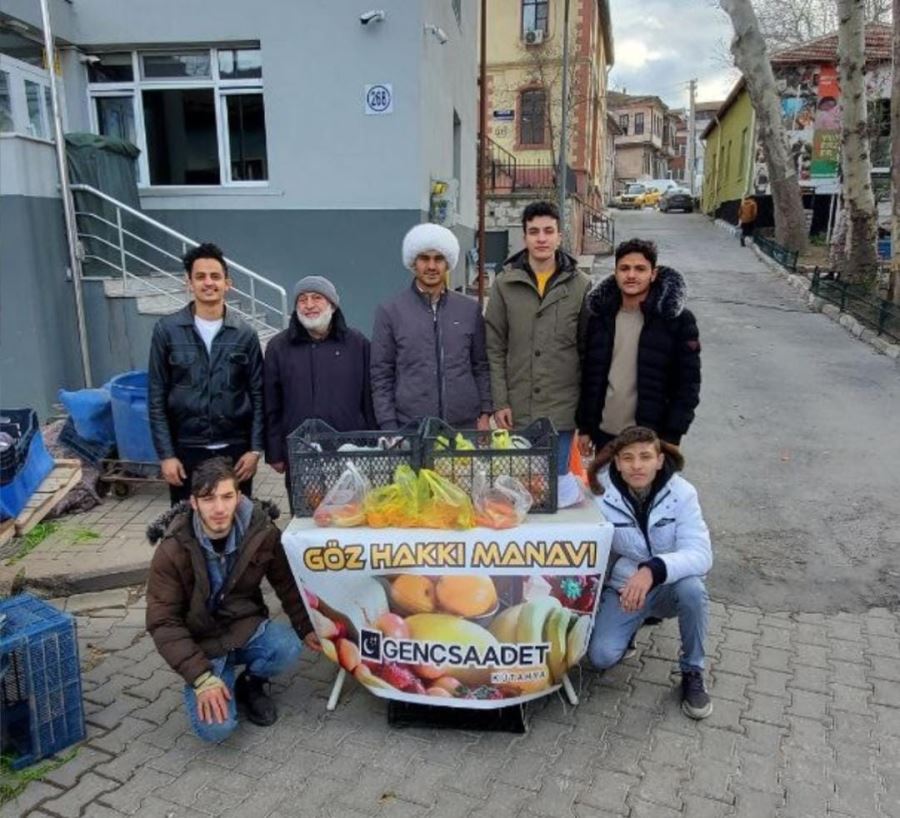 SAADET PARTİSİNDEN GÖZ HAKKI MANAVI