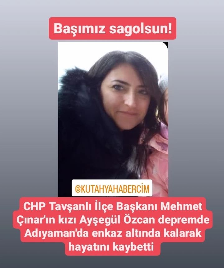 Başımız sağolsun !