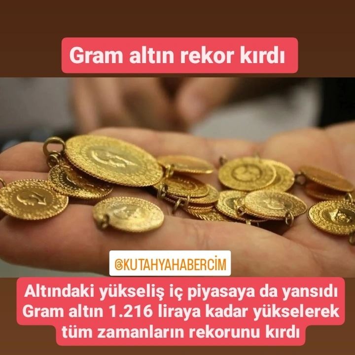 Gram altın rekor kırdı 