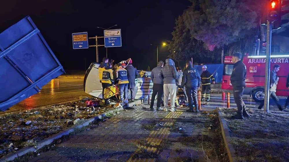 Gediz’deki kazada karı koca hayatlarını kaybetti