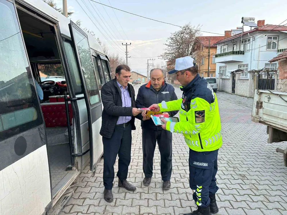 Kütahya’da jandarmadan okul servislerine sıkı denetim